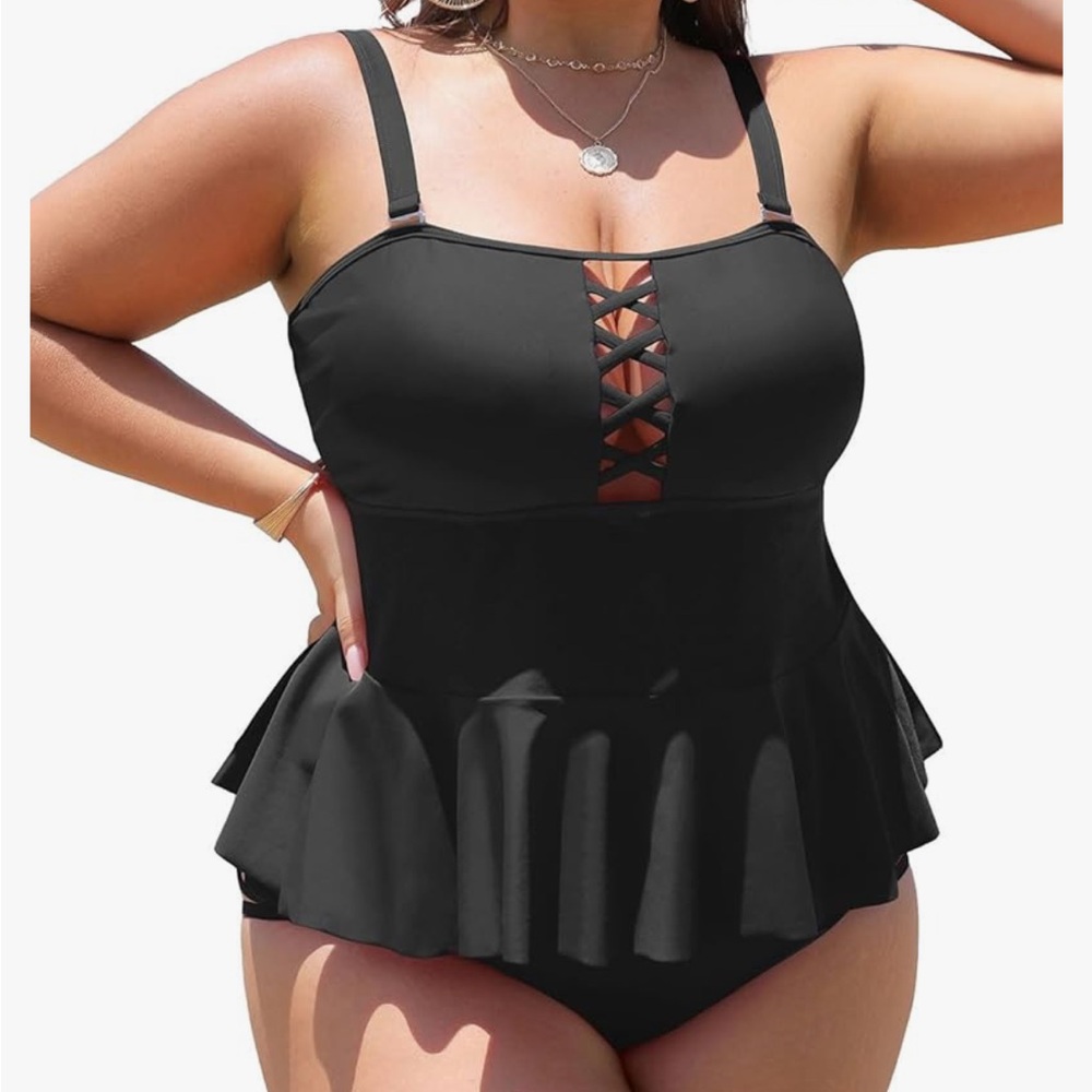 Younique Black Tankini